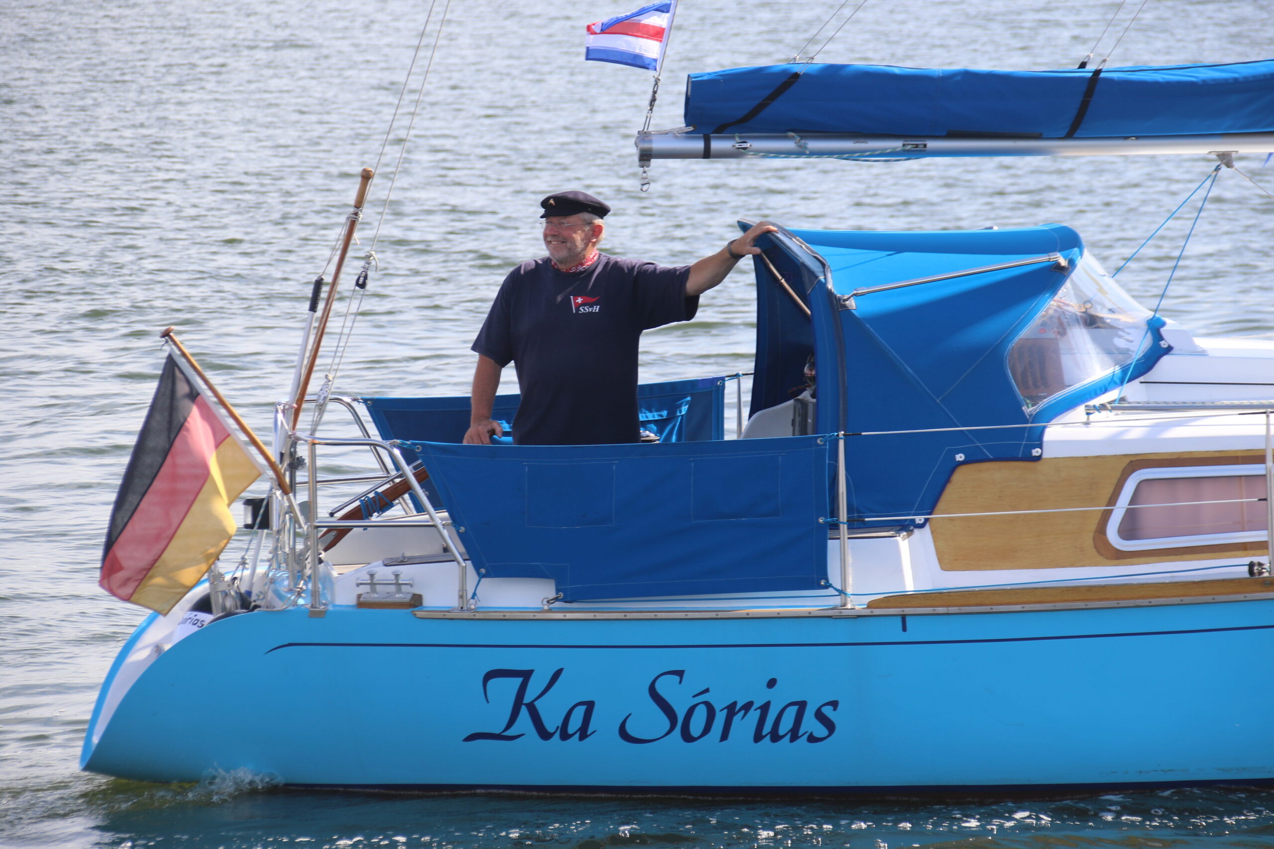 Hasso auf seiner "Ka Sorias"